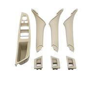 HTUHBCX Recambio Maneta Puerta para 5 Series para F10 2010-2017 Juego De 7 Piezas LHD Panel Interruptor Ventana Puerta Plástico Interior Manija Tracción Manija Interior(LHD Oyster 7PCS)