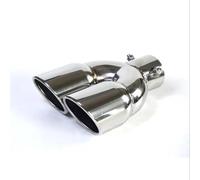 HTUHBCX Terminal Escape Silenciador De Tubo Escape Trasero Doble Barril Universal para Coche Punta Escape
