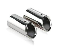 HTUHBCX Tubo Silenciador Escape 2 Piezas para A4 B8 A4L Q5 2007-2014 Colectores De Escape De Acero Inoxidable Cromados Tubo De Escape Trasero Silenciador. Terminales Escape(2 Pieces-s)