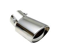 HTUHBCX Tubo Silenciador Escape para P-Nut para Legend para FCX para Skyck Accesorios Universales para Automóviles Punta Silenciador Redonda Acero Inoxidable Terminales Escape(Bend)