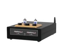 Htuteyy Amplificador de Válvulas D325J Pro HiFi TPA3255 de Audiófilo con Bluetooth 6J1, 300 W + 300 W, con Medidor VU.