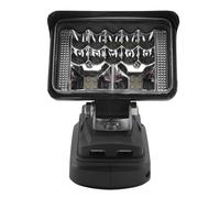 Htuteyy Luces de Trabajo LED Linterna Antorcha EléCtrica LáMpara de Coche para 18V Adaptador de BateríA de Iones de Litio BL1815 BL1830-3 Pulgadas