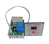 Htuteyy Regulador de Potencia de Tiristor de 10000 W Regulador de Voltaje SCR Regulador de Voltaje Digital Electrónico de Alta Potencia AC 220 V