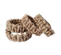 Htuygyjaw 4 AlzapañOs de Cortina Trenzados para Cortinas, AlzapañOs de Cortina RúSticos, Lazos de Cortina Hechos a Mano para Cortinas Transparentes/Ligeras