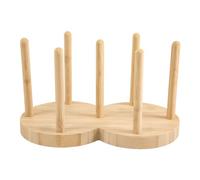 Htuygyjaw Soporte de Almacenamiento de Vasos Desechables Estante Estante Tazas de Té de Agua Dispensador de Madera con Organizador de Soporte de ExhibicióN de de MáS, 2