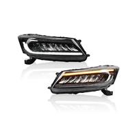 HTVTKRFGRL Conjunto De Faro Para Accord 8th 2008 2009 2010 2011 2012 DRL Señal De Giro Dinámica LED Faro Accesorios Automóvil