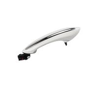 HTVTKRFGRL ExteriorLado Izquierda Manija puerta trasera Para BMW F02 F10 F06 F07 Para BMW 5 6 7 OE 61319313924 Serie Negro Blanco Marrón Manija de puerta Reemplazo sin llave Go(White Rear Left)