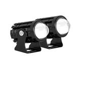 HTVTKRFGRL faro delantero moto 2 Uds Faros Delanteros LED Para Exploradores, Accesorios Motocicleta Camión Coche Auxiliar Proyector Adicional Luces Antiniebla(2PCS Switch White)