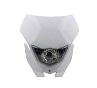 HTVTKRFGRL faro delantero moto Para WRF250 400 426 450 WR250 WR450 YZ YZF TW TTR Motocicleta Motocross H4 Faro Placa Carenado(White)