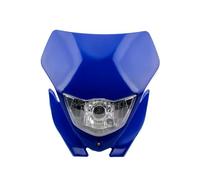 HTVTKRFGRL faro delantero moto Para WRF250 400 426 450 WR250 WR450 YZ YZF TW TTR Motocicleta Motocross H4 Faro Placa Carenado(Blue)