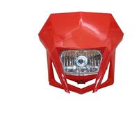 HTVTKRFGRL faro delantero moto Para XR CRF 150 230 250 450 Accesorios De Placa De Faro De Motocicleta(Red)