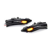 HTVTKRFGRL Intermitentes Dinamicos Para Ford Para Fiesta ST Line MK8 Puma Crossover ST 2018-2023 Luz LED Dinámica De Señal De Giro Para Espejo Lateral Intermitente
