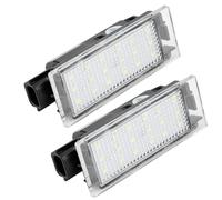 HTVTKRFGRL Lámpara de Canbus Para Espace para Twingo II IV 2006 2 uds lámpara de luz LED de matrícula de coche LED Luz De Matrícula