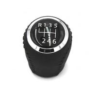 HTVTKRFGRL Para Solo Perilla Palanca De Cambios Manual 5 Velocidades/6 Velocidades Para GWM Hover H5 Wingle 5 Wingle 6 STEED 5 STEED 6 Cuero Negro Con Estilo Pomo De Cambios 1 Ud.(6 speed)