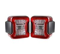 HTVTKRFGRL Pilotos Traseros Para Jeep Para Wrangler JL 2018-2023 Luz Trasera LED Freno Luces De Circulación Diurna Inversa Lámparas Traseras(E Clear)