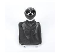 HTVTKRFGRL Pomo Con Cubierta Pomo Del Cambio Manual 5 Velocidades/6 Velocidades Para VW Para Passat B6 2005-2012 Cuero/ABS Con Estilo De Cambios 1 Pomos De La Palanca De Cambios(Plastic 5 speed)