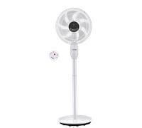 HTW HTW-VP-25YM - Ventilador de Pie 25W 6 Velocidades Mando a Distancia Blanco