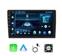 HTXPSM Android 12 Estéreo de coche de doble DIN con pantalla táctil de 9 pulgadas para Toyota Verso 2009-2018 con Bluetooth FM WiFi SWC Android Auto Carplay Navegación GPS Cámara de marcha atrás AHD (