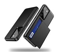 HTXWXJC Funda para Galaxy S21 Ultra, Samsung S21Ultra SM-G998U, funda tipo cartera con tarjetero, funda de policarbonato y TPU anticaídas, funda protectora para Samsung Galaxy S21 Ultra 5G, color