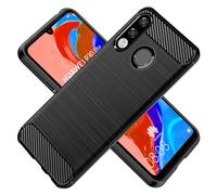 HTXWXJC Funda para Huawei P30 Lite, Huawei Nova 4e MAR-L01A MAR-L21A MAR-LX1A, funda delgada de fibra de carbono TPU de goma protectora, antiarañazos y a prueba de golpes, para Huawei P30 Lite, color