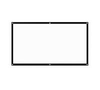 HTYG Pantalla de Proyector 4: 3 HD Plegable Antiarrugas Portátil Pantalla de Proyección Lavable para Cine en casa (186 x 139 cm / 73.2 x 54.7 Inches)