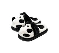 HTYUKFDG Lindas Zapatillas de casa de Panda, Zapatillas de algodón con Pareja de Animales de Dibujos Animados, Zapatillas de Interior Suaves para el hogar, Zapatos de Dormitorio cálidos