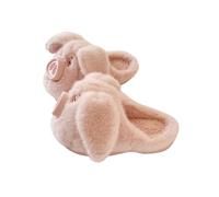 HTYUKFDG Pantuflas de peluche de cerdo for mujer, con dibujos de animales kawaii, divertidas, acogedoras y cálidas, for el dormitorio en invierno.(Rose,38 EU)