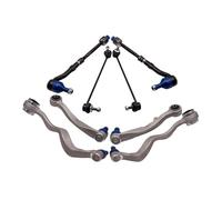 HTZLCO Brazos de Control de suspensión Delantera, Brazos de Control de Pista, Enlaces de caída compatibles con BMW 5S E60 E61, Ventas 8 Piezas 3112676018, Kit de bujes de Brazo de Control de Repuesto
