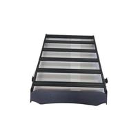 HTZLCO Caja de Carga for portaequipajes de Techo, últimos Modelos, portaequipajes de Aluminio for camioneta Todoterreno, Compatible con Toyota 2024, portaequipajes Universal, Barras transversales con
