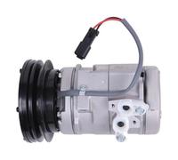 HTZLCO Kit de soporte de montaje for compresor de CA compatible con excavadora Caterpillar CAT E320D Compresor Holdwell de 24 V 447260-6121 4472606121 Kit de correa for compresor de aire acondicionado