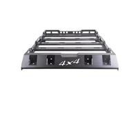 HTZLCO Portaequipajes Universal de Techo, Cesta de Acero, Compatible con Jeep Wrangler, Caja de Carga Grande for portaequipajes, Barras transversales universales con Bloqueo for Kayak.