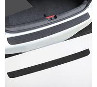 HTZSQ Coche Protector Paragolpes Trasero para Porsche Macan,Goma Protector de Parachoques Protector para Maletero Protección Borde de Carga Antirrayas Embellecedores Accesorios,Black