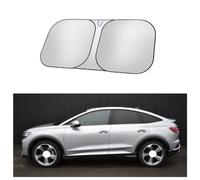 HTZSQ Parasol para Parabrisas de Coche para Audi Q4 e-Tron,Titanio Plateado Parasol Coche Delantero Plegable Parasol Protección Rayos UV Accesorios Coche Interior
