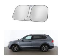 HTZSQ Parasol para Parabrisas de Coche para Volkswagen TIG-uan,Titanio Plateado Parasol Coche Delantero Plegable Parasol Protección Rayos UV Accesorios Coche Interior