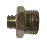 HU-firma Nipples Aire/C M/M cónicos, 1/8 - 3/8 pulgadas, 2 unidades