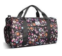 HUA ANGEL Bolso Deportivo Multifunción con Compartimento para Zapatos y Multi Bolsillo Impermeable Ligero Bolsa Gimnasio para Viaje Natación Yoga Playa Boxeo - 25L
