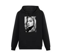HUA JIAO MOPIAN Angelina Jolie Brad Pitt Fight Club DVD Punk Ciggy Men's Pullover Hoodies Unisex Cotton Hip Hop Print Sweatshirts Black L