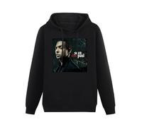HUA JIAO MOPIAN Sean Paul The Trinity Funny Hoodies Long Sleeve Pullover Loose Hoody Mens Sweatershirt Black S