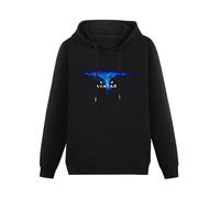 HUA JIAO MOPIAN The Avatar Jake Tree Logo Funny Hoodies Long Sleeve Pullover Loose Hoody Mens Sweatershirt Black S