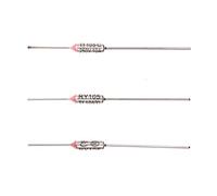 HUABAN 10 Piezas Fusible térmico de temperatura de metal RY105 105 ℃ 10A 250V