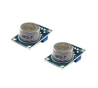 HUABAN 2PCS MQ-7 Módulo de sensor de alarma de detección de gas de monóxido de carbono MQ7 para Arduino