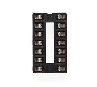 HUABAN 30 trozo DIP-14 DIP14 Tipo plano de la soldadura del adaptador del zócalo de la prueba del IC de la anchura 10mm de la echada 2.54mm del Pin