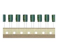 HUABAN 50 piezas 400V 8.2UF 8x12mm Condensador electrolítico de aluminio de inserción de Alta Frecuencia LOWESR con funda verde 400 Volt 8.2 UF