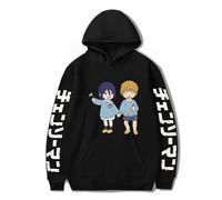 Huacaiyu Anime Chainsaw Man Hombre Sudadera con Capucha Cosplay Denji Reze Harajuku Cartoon Hoody Top Sudaderas De Manga Larga Negro XXS-4XL