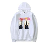 Huacaiyu Anime Chainsaw Man Sudadera con Capucha Cosplay Pochita Denji Cartoon Hoody Hombre Sudaderas De Manga Larga Top Negro XXS-4XL
