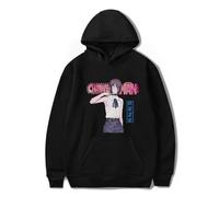 Huacaiyu Anime Chainsaw Man Sudadera con Capucha Cosplay Pochita Denji Cartoon Hoody Hombre Sudaderas De Manga Larga Top Negro XXS-4XL
