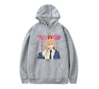 Huacaiyu Anime Chainsaw Man Sudadera con Capucha Cosplay Pochita Denji Cartoon Hoody Hombre Sudaderas De Manga Larga Top Negro XXS-4XL