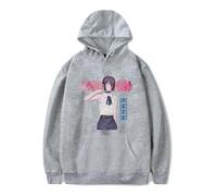 Huacaiyu Anime Chainsaw Man Sudadera con Capucha Cosplay Pochita Denji Cartoon Hoody Hombre Sudaderas De Manga Larga Top Negro XXS-4XL