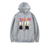 Huacaiyu Anime Chainsaw Man Sudadera con Capucha Cosplay Pochita Denji Cartoon Hoody Hombre Sudaderas De Manga Larga Top Negro XXS-4XL