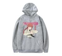 Huacaiyu Anime Chainsaw Man Sudadera con Capucha Cosplay Pochita Denji Cartoon Hoody Hombre Sudaderas De Manga Larga Top Negro XXS-4XL